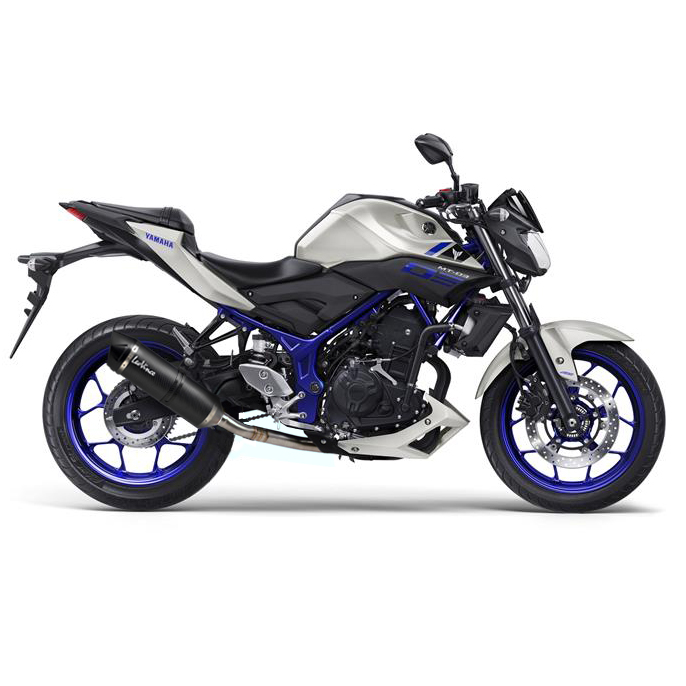 LeoVince Auspuffanlage SBK LV One Evo 2, Carbon, Komplettanlage für Yamaha MT-03 / YZF-R3