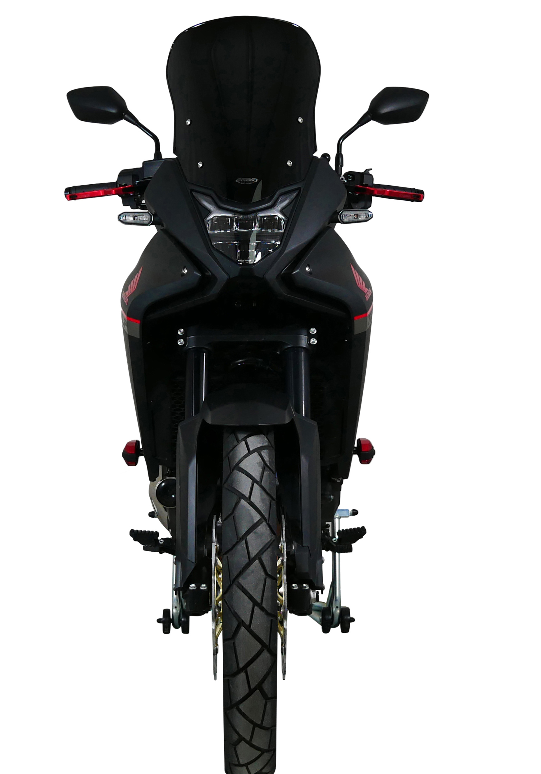 MRA Tourenscheibe "TM" schwarz für Honda XL 750 Transalp (23-24)