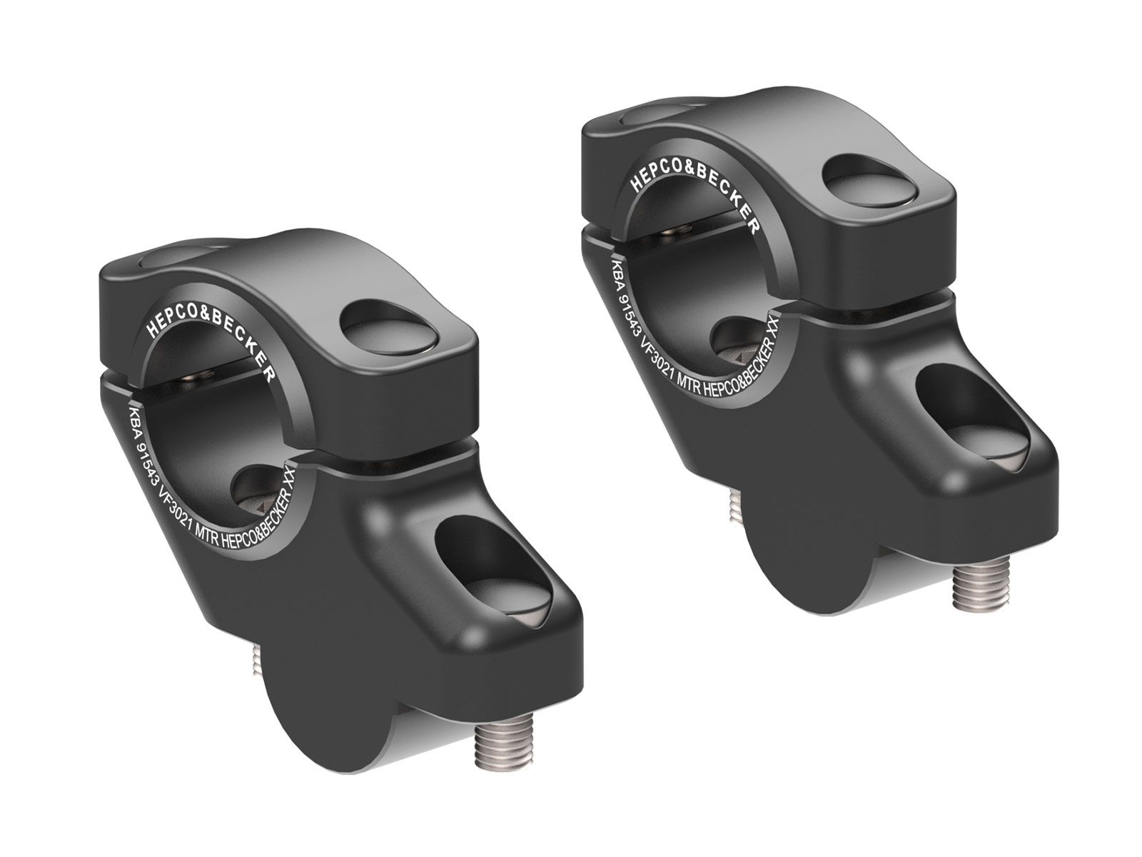 Lenkererhöhung H=30 mm mit Versatz 21 mm zurück für Honda CB 1000 Hornet /SP (25-) Hepco & Becker