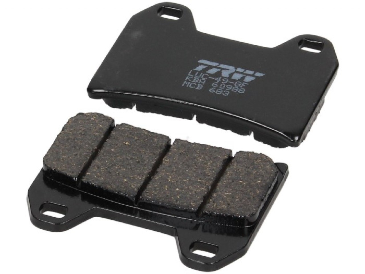 TRW Bremsbelagsatz MCB683, organisch, homologiert ECE R90