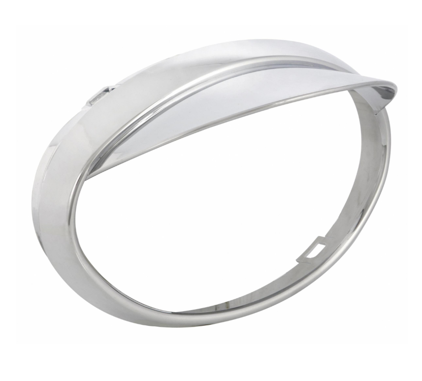 Lampenring mit Lampenschirm für Vespa ET2 /​ET4 50-150ccm, chrom