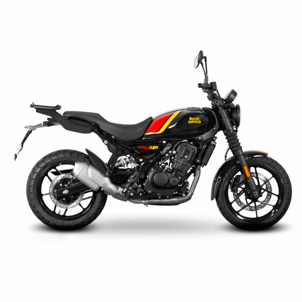 Shad Top Case Träger schwarz lackiert für Royal Enfield Guerrilla 450 (24-25)