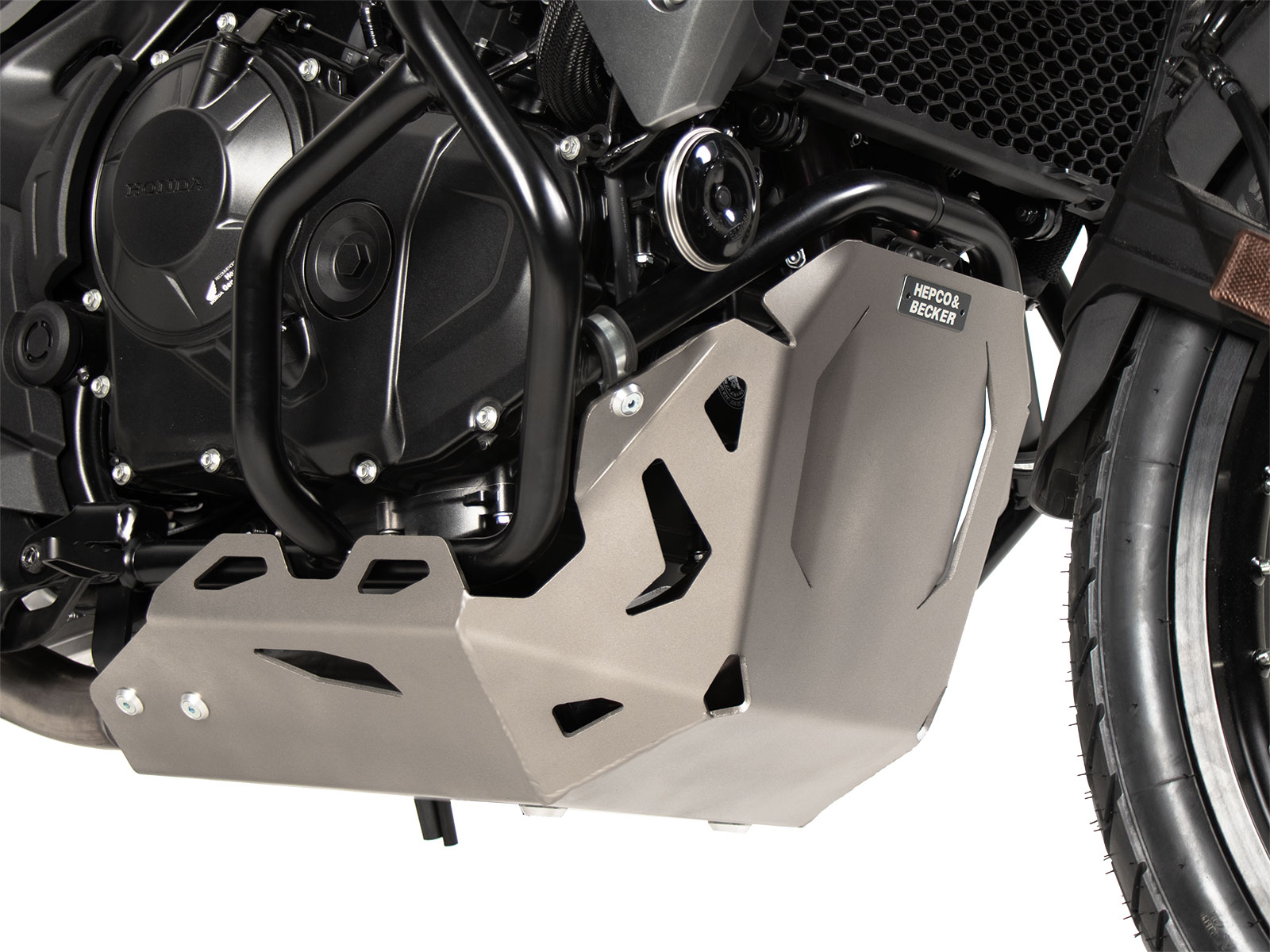 Motorschutzplatte silber für Honda XL 750 Transalp (23-) Hepco & Becker