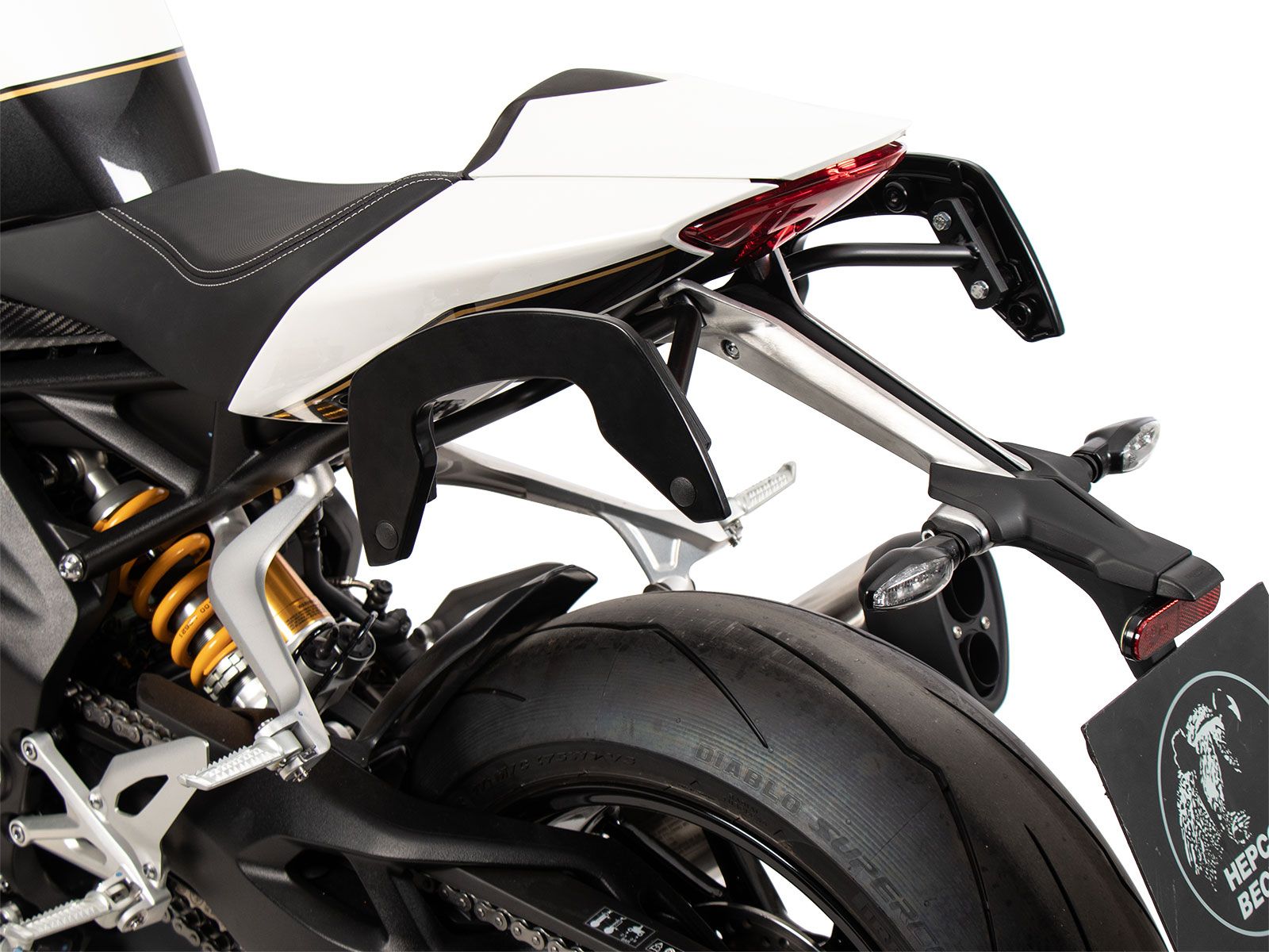 C-Bow Seitenträger schwarz für Triumph Speed Triple 1200 RS /RR (21-)  Hepco & Becker