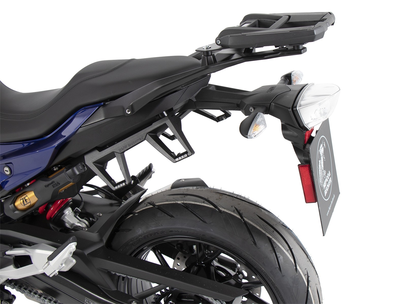 Alurack Topcase-Träger für Original-Gepäckbrücke für BMW F 900 R (20-24) Hepco & Becker