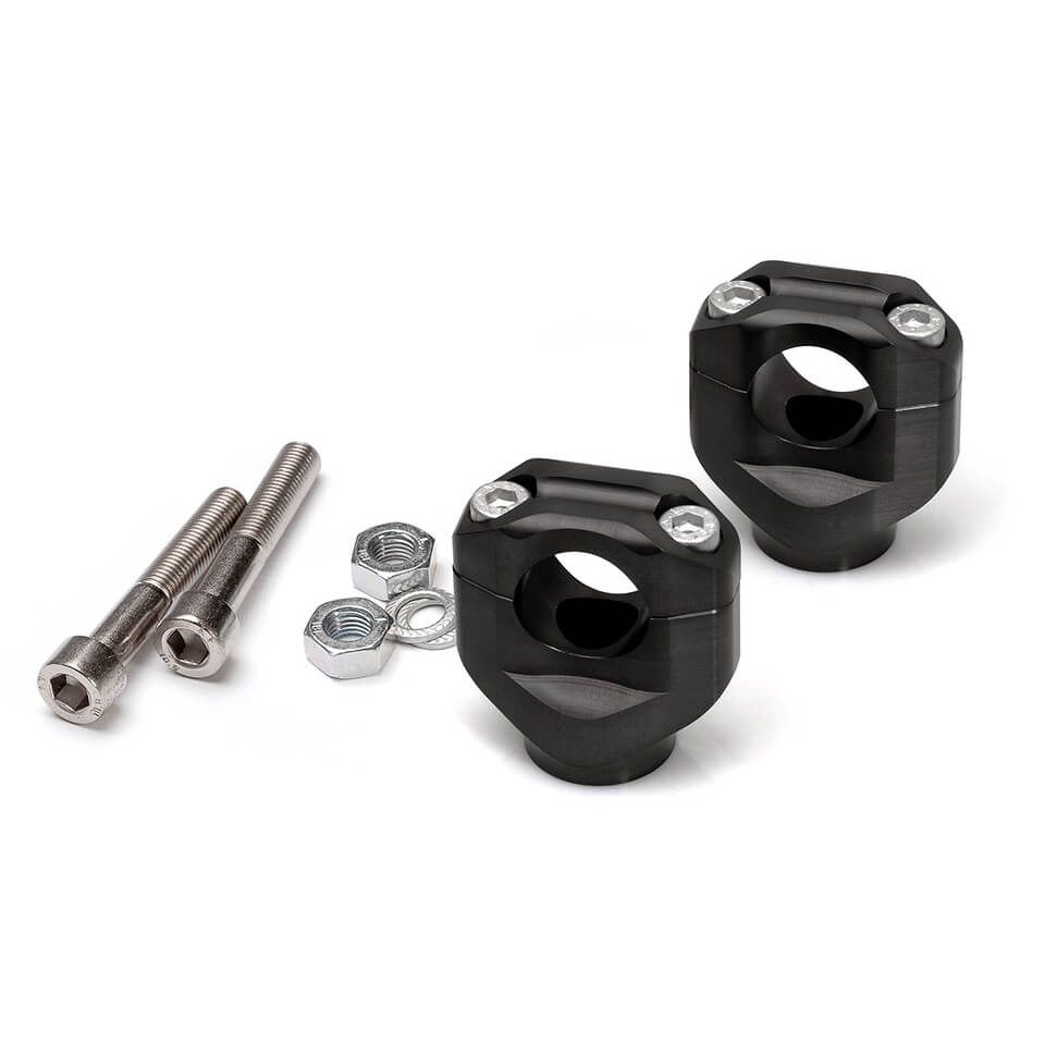 LSL Klemmbock-Kit für Yamaha XS-Modelle, 22,2 mm, schwarz