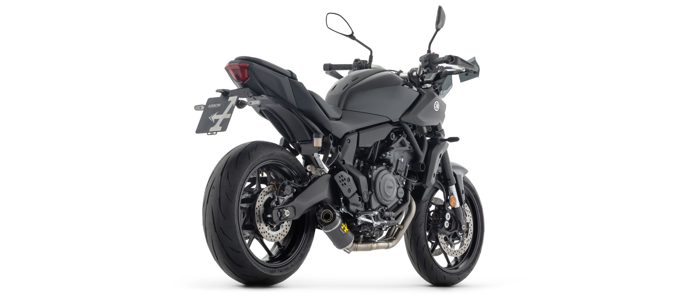 ARROW Racinganlage THUNDER Titanhülle für Yamaha MT07, Typ RM48, RM49, RM50, RM51, RM53, RM54, 2025-