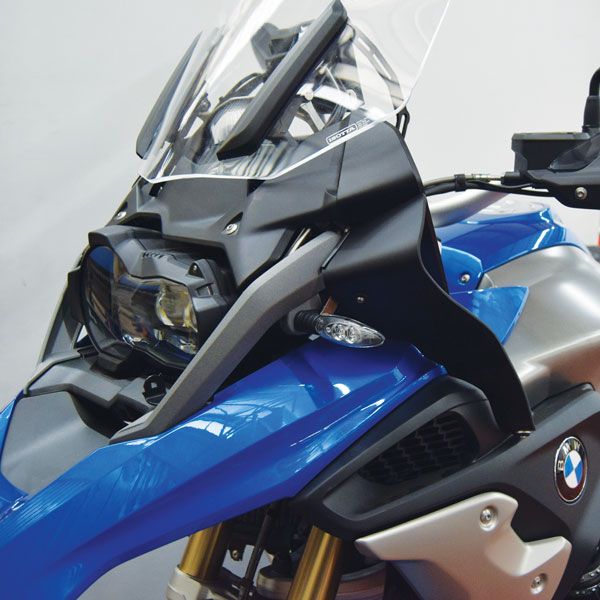 Windabweiser für BMW R 1200 GS LC /Rallye, R 1250 GS, Paar, matt schwarz