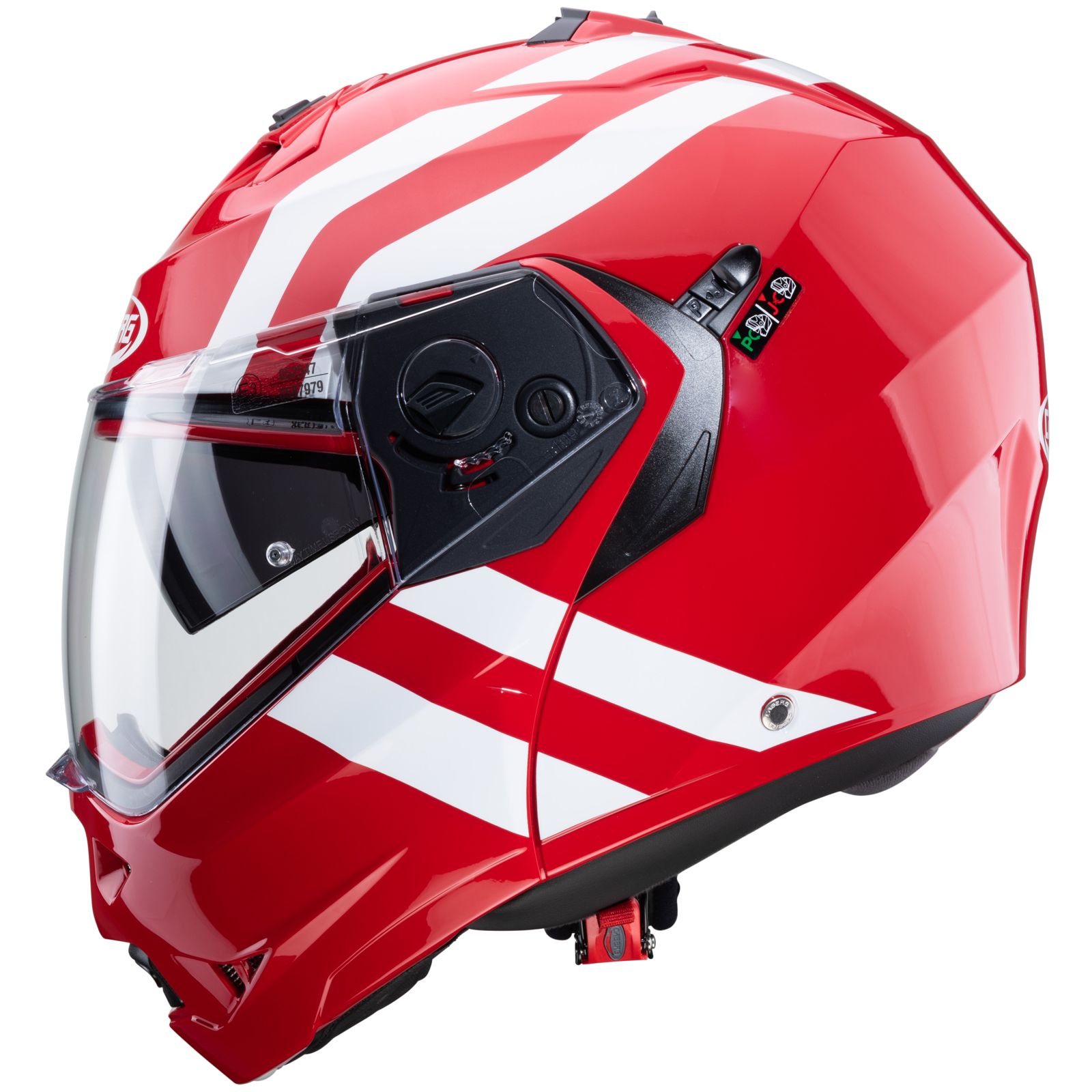 Caberg Helm Duke II Superlegend, rot/weiß