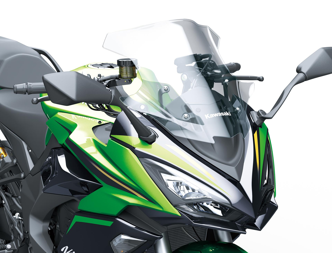 Große getönte Windschutzscheibe für Kawasaki Ninja 1100 SX Original Kawasaki