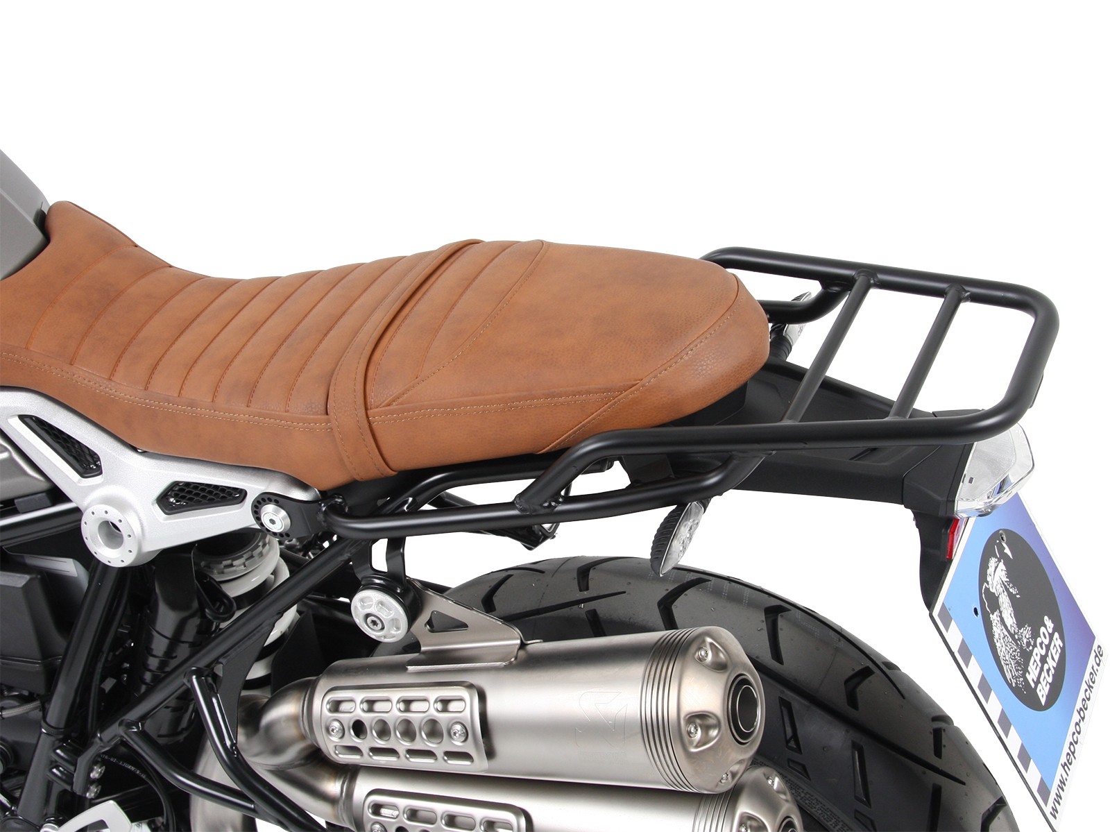 Rohrgepäckbrücke schwarz für BMW R nineT Pure (17-23) Hepco & Becker