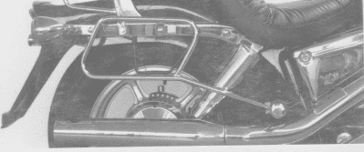 Rohr-Ledertaschenhalter chrom für Honda VT 1100 C (87-93) Hepco & Becker
