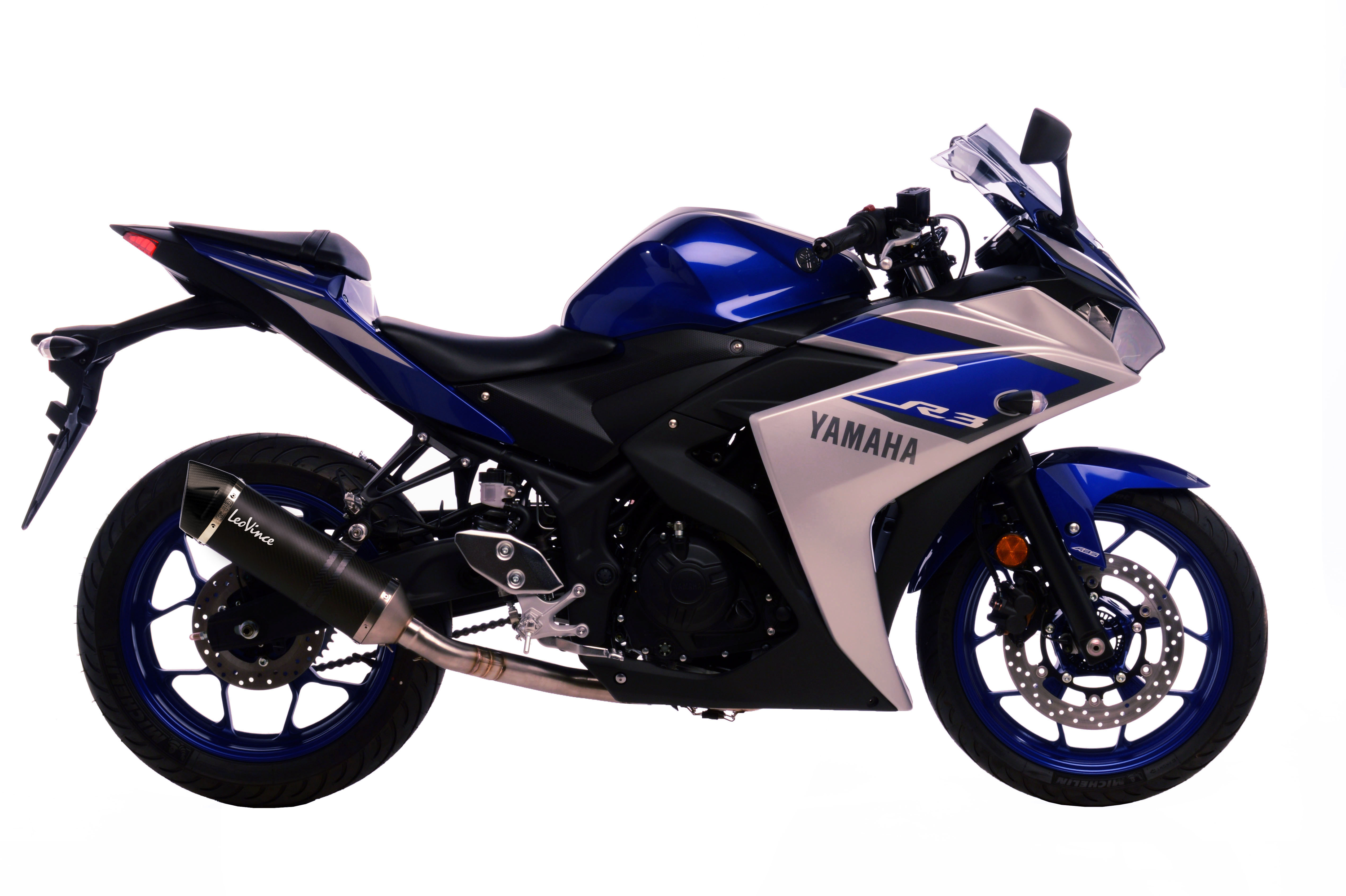 LeoVince Auspuffanlage SBK LV One Evo 2, Carbon, Komplettanlage für Yamaha MT-03 / YZF-R3