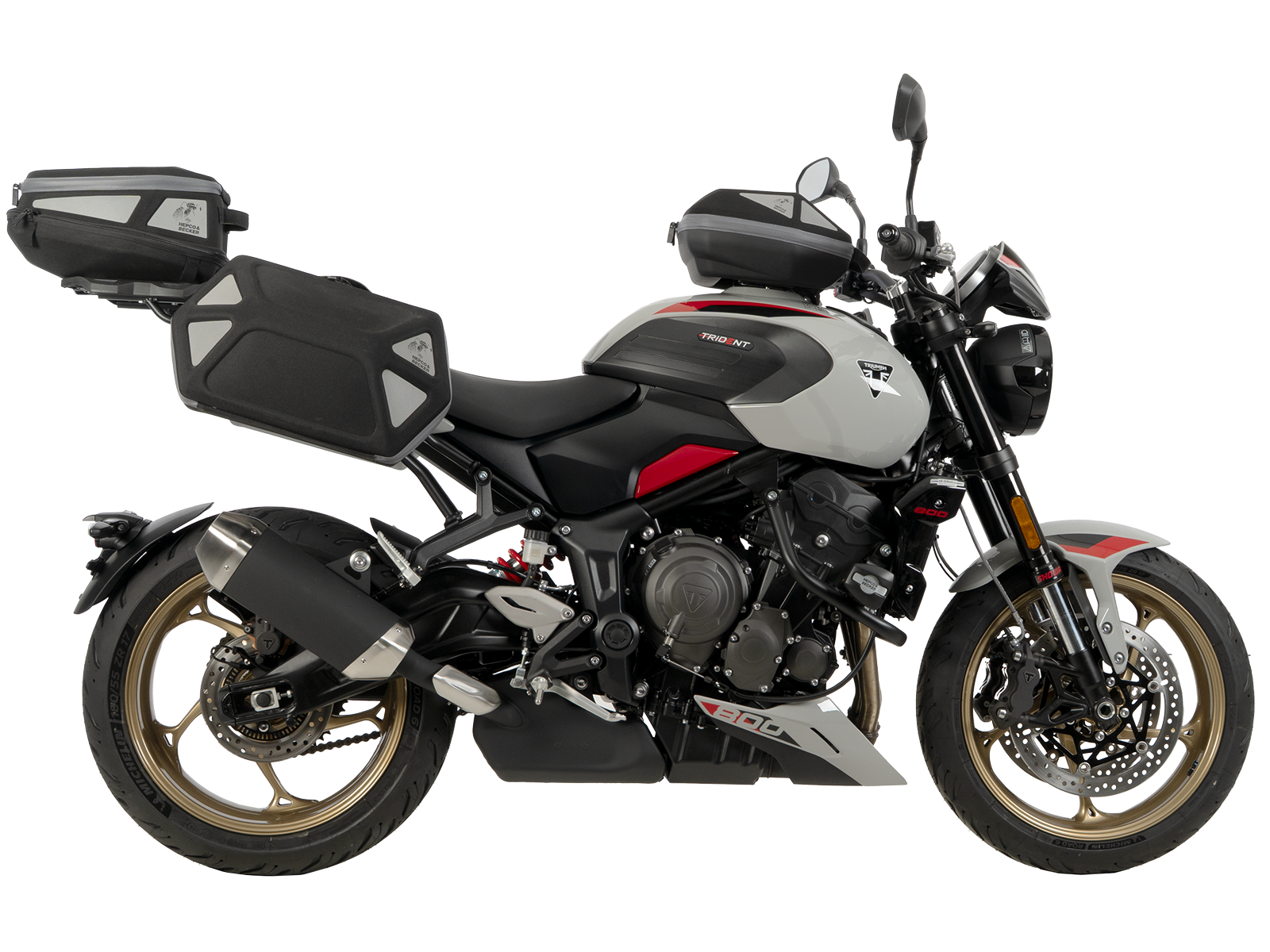 Smartrack Heckträger schwarz für Triumph Trident 800 (26-) Hepco & Becker