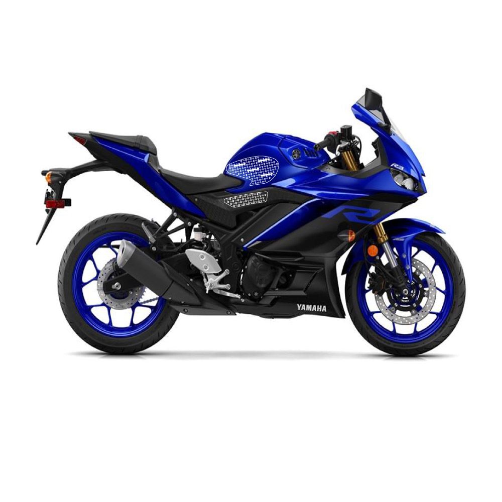 Stompgrip schwarz, Volcano, für Yamaha YZF-R3, 2019-2025