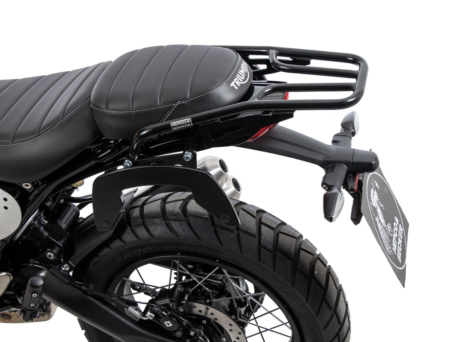 C-Bow Seitenträger schwarz für Triumph Scrambler 400 XC (25-) Hepco & Becker