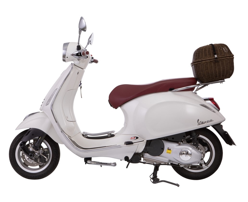 Gepäckkorb Kit Classic für Vespa GTS/​GTV/GT60  125-300ccm, dunkelbraun