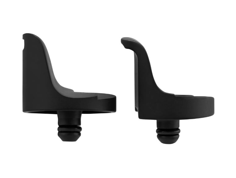 Abdeckung Spiegelloch links & rechts für Vespa Primavera/​Sprint/​Elettrica 50-150ccm, schwarz matt