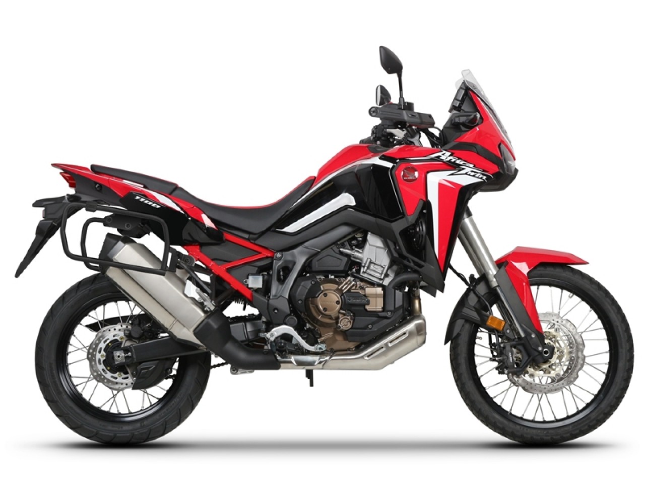 Shad Seitenkofferträger 4P System schwarz lackiert für Honda CRF 1100L Africa Twin (20-21)