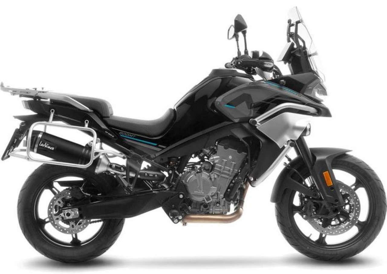 LeoVince Endschalldämpfer LV One Evo Slip On Black Edition für CF Moto / Husqvarna / KTM