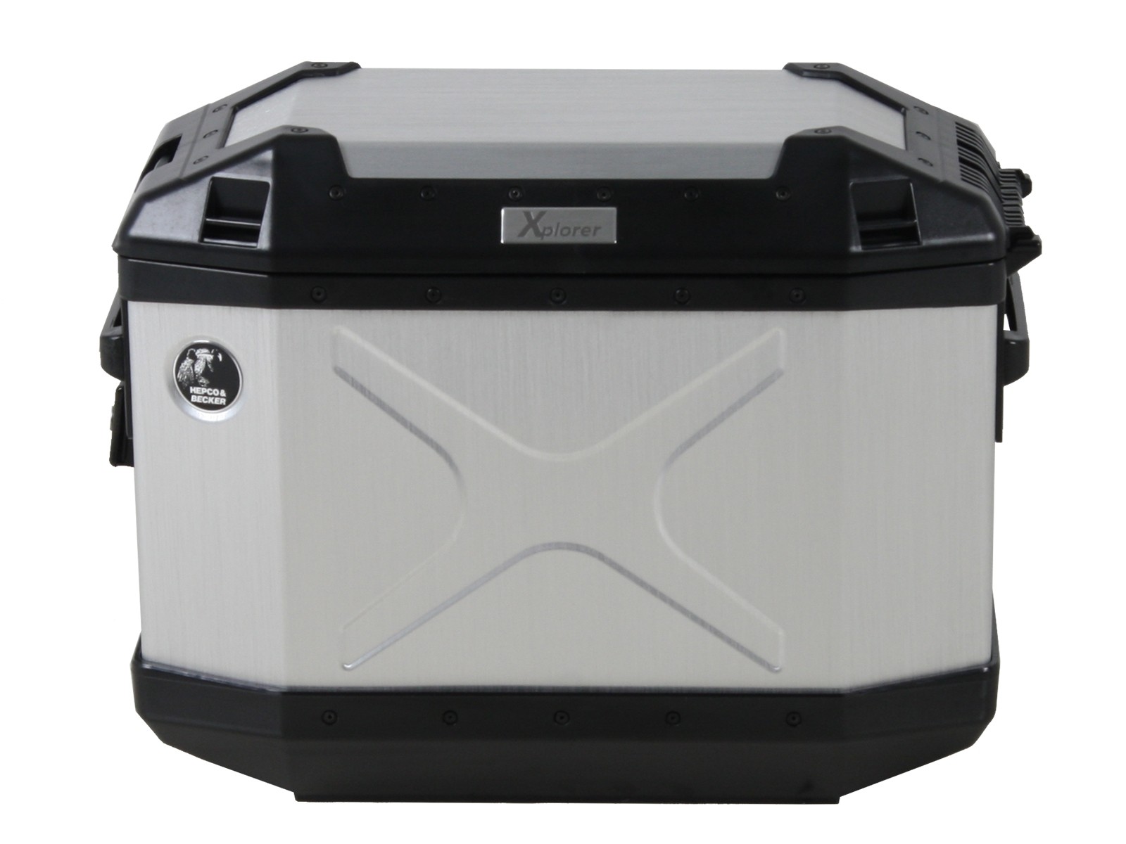 Seitenkoffer Alu Xplorer 30 silber Hepco & Becker