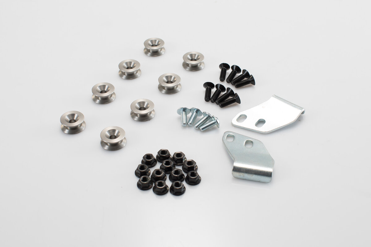 SW-Motech Adapterkit für SW-Motech PRO Seitenträger für TRAX, NANUK Seitenkoffer, für 2 Koffer