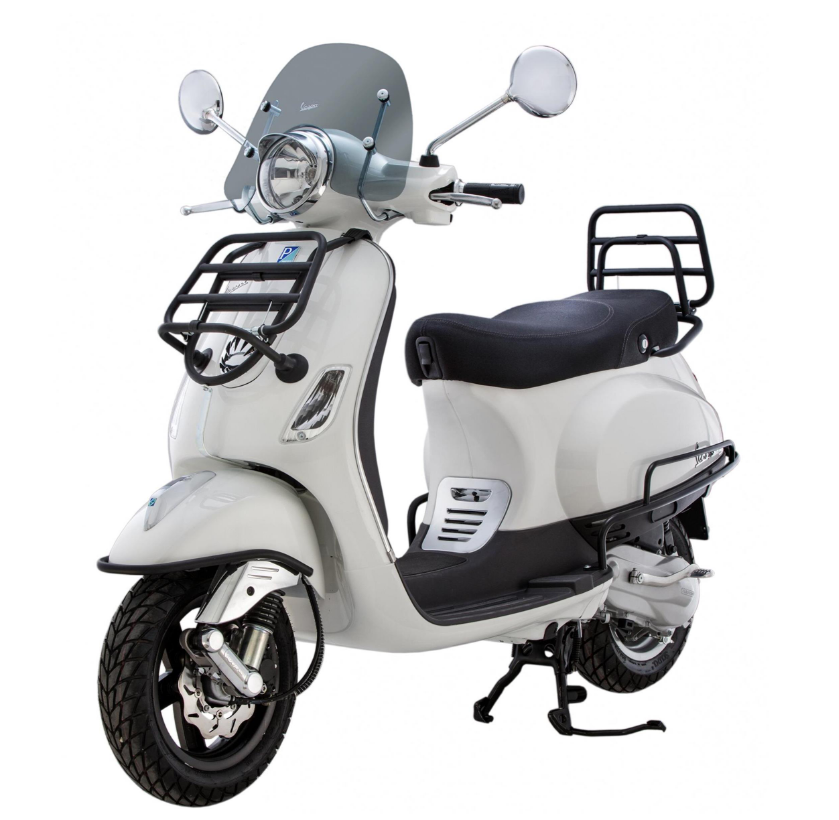 Stoßstange Kotflügel vorne für Vespa LX/​LXV/S 50-150ccm, schwarz matt