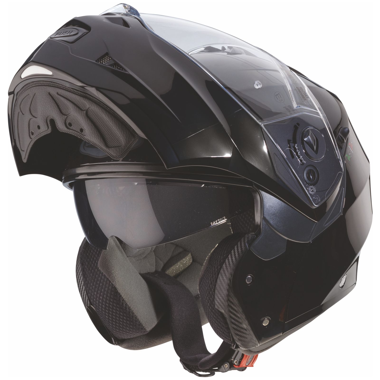 Caberg Helm Duke II Smart, schwarz (unlackiert)