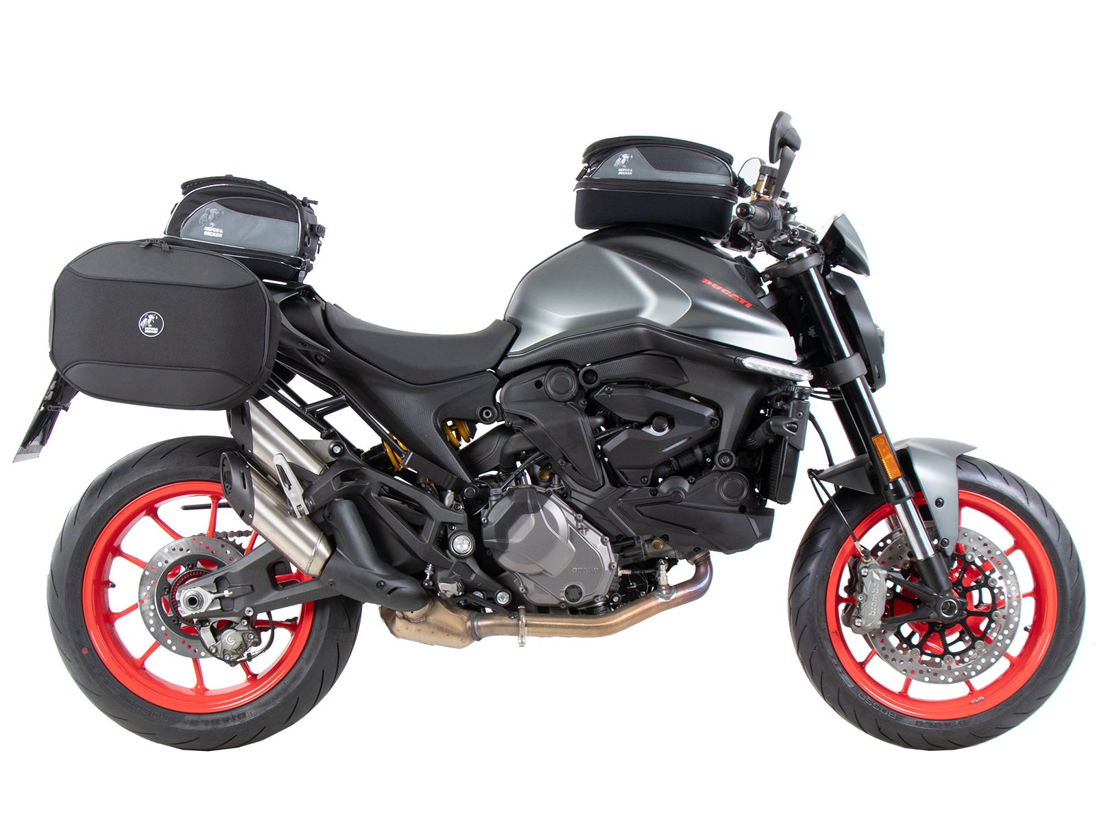 C-Bow Seitenträger schwarz für Ducati Monster 937 / 937+ (21-) Hepco & Becker