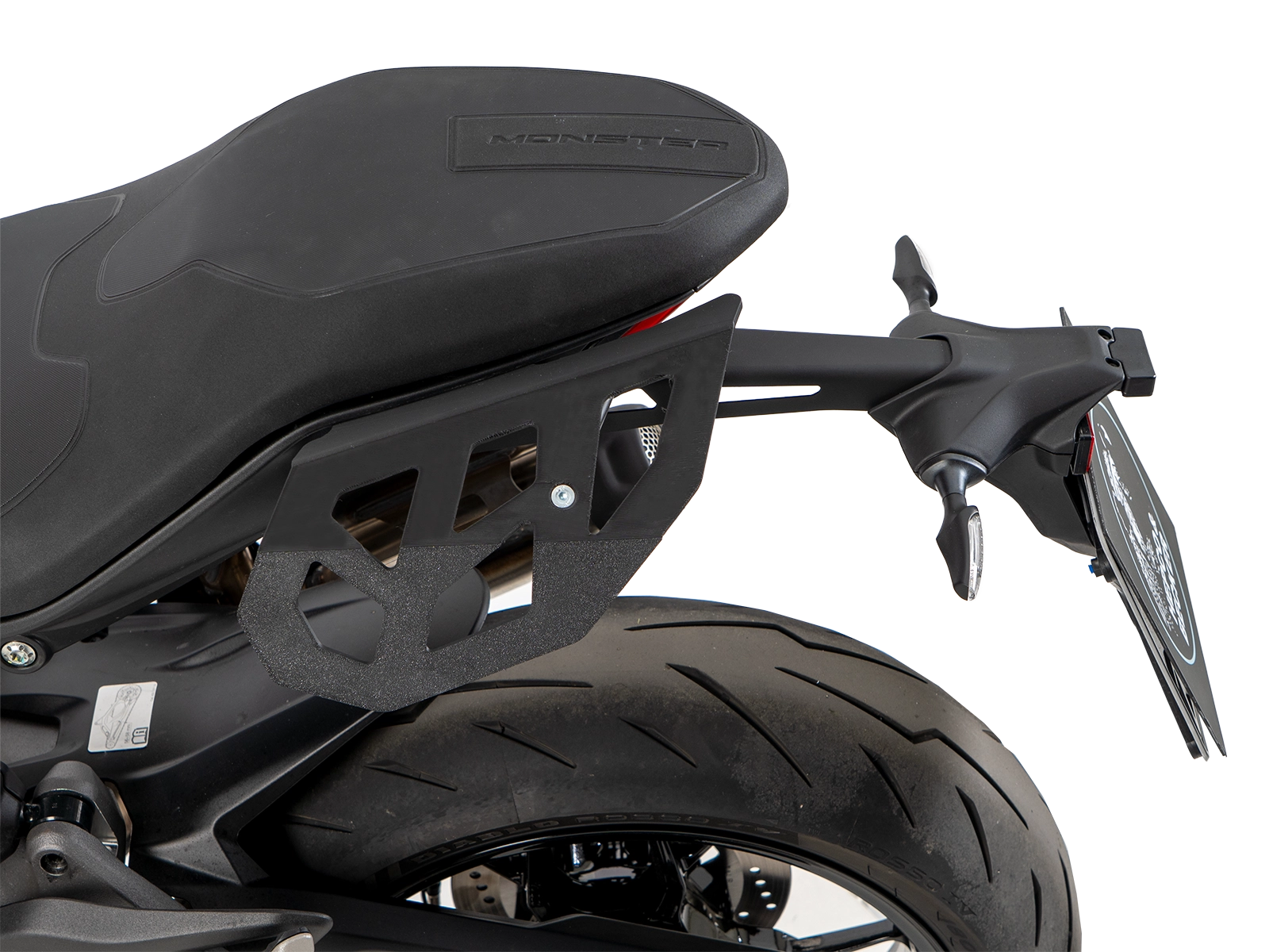 Abstandshalter Luggage Guard schwarz für Ducati Monster 890 / + (26-) Hepco & Becker