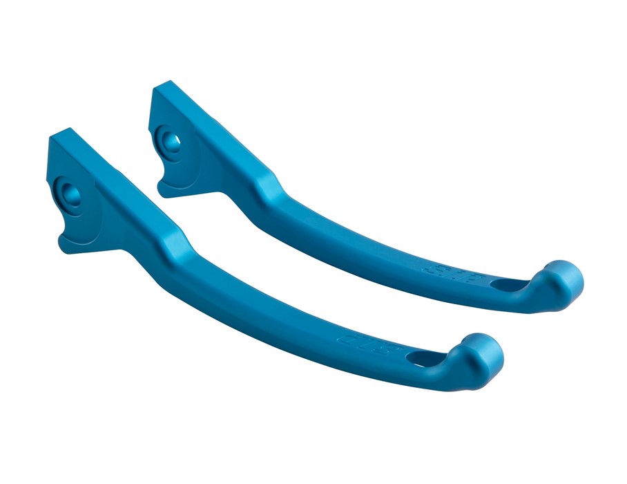 Sporthebel Set Bremse für Vespa, rechts und links, blau matt