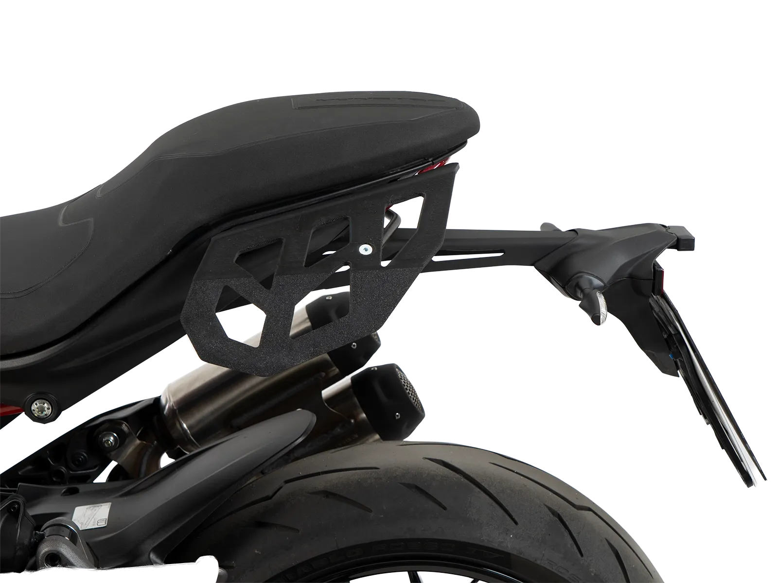 Abstandshalter Luggage Guard schwarz für Ducati Monster 890 / + (26-) Hepco & Becker
