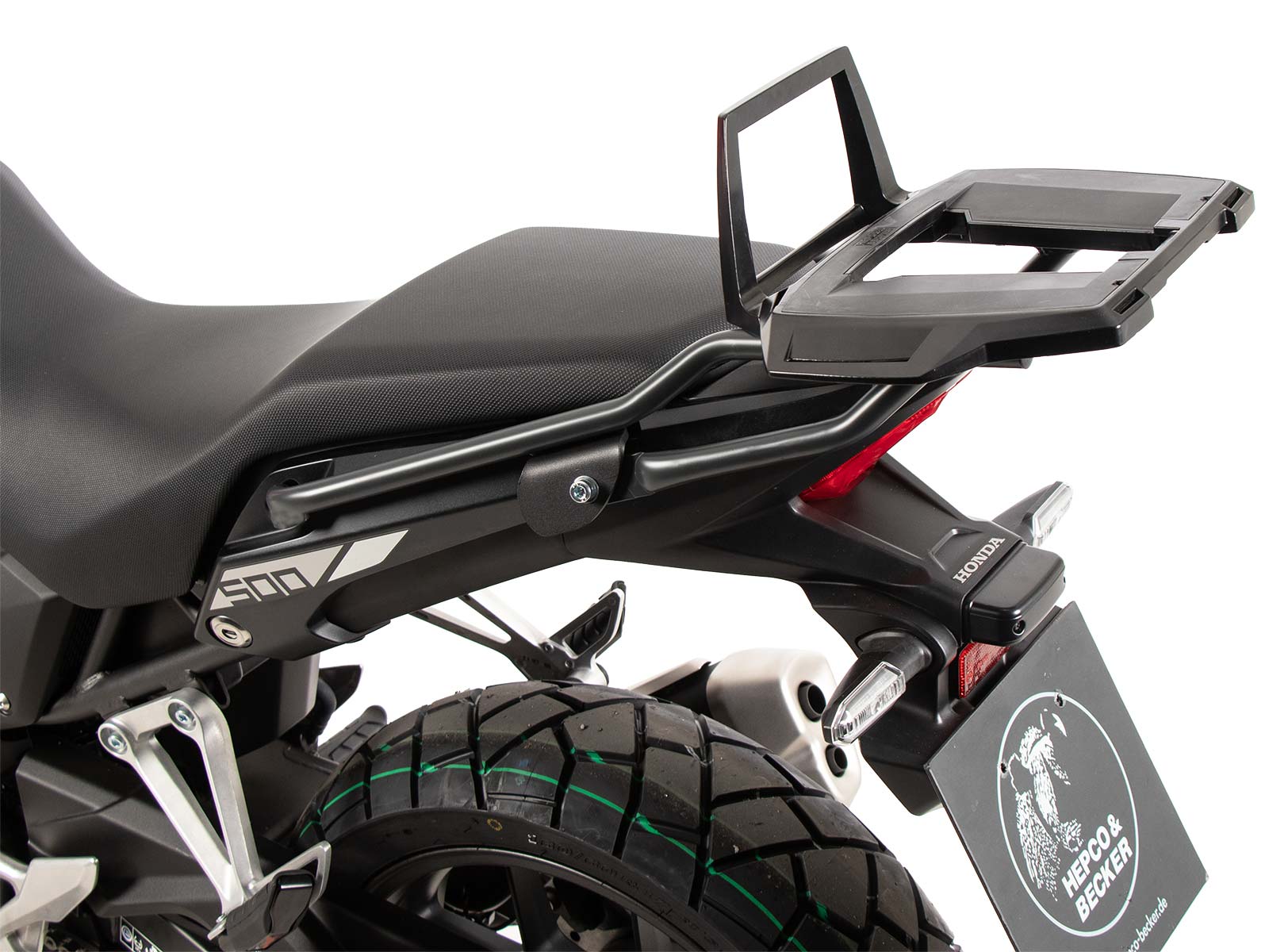 Alurack Topcase-Träger anthrazit für Honda NX 500 (24-) Hepco & Becker