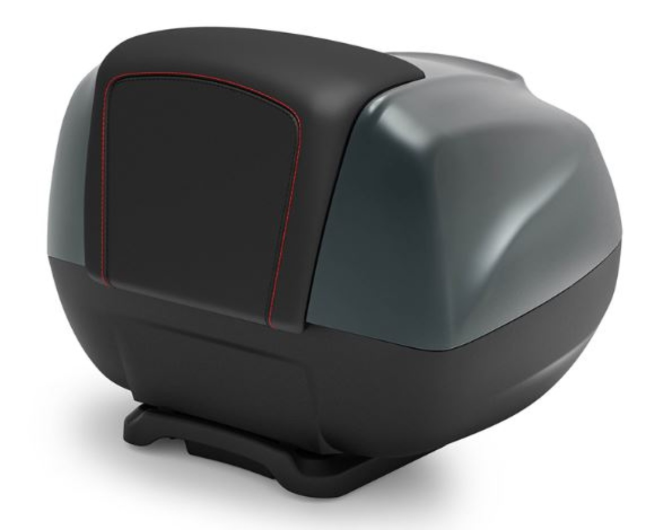 Top Case 37L mit Rückenlehne für Piaggio MP3 HPE 400 Sport (2022) - grigio titanio 742/B