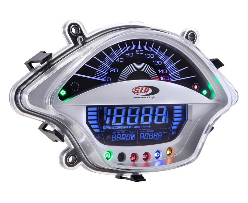 Drehzahlmesser/Tacho für Vespa GTS/​GTS Super 300ccm FL ('14-), silber