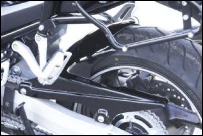 Hinterradabdeckung, schwarz für Suzuki GSF650 BJ. 2007-2008/ GSF650 BJ. 2009-2013
