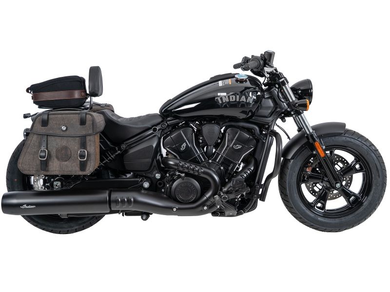 Cutout Taschen Set braun inkl. Halter für Indian Scout Sixty Classic (25-) Hepco & Becker
