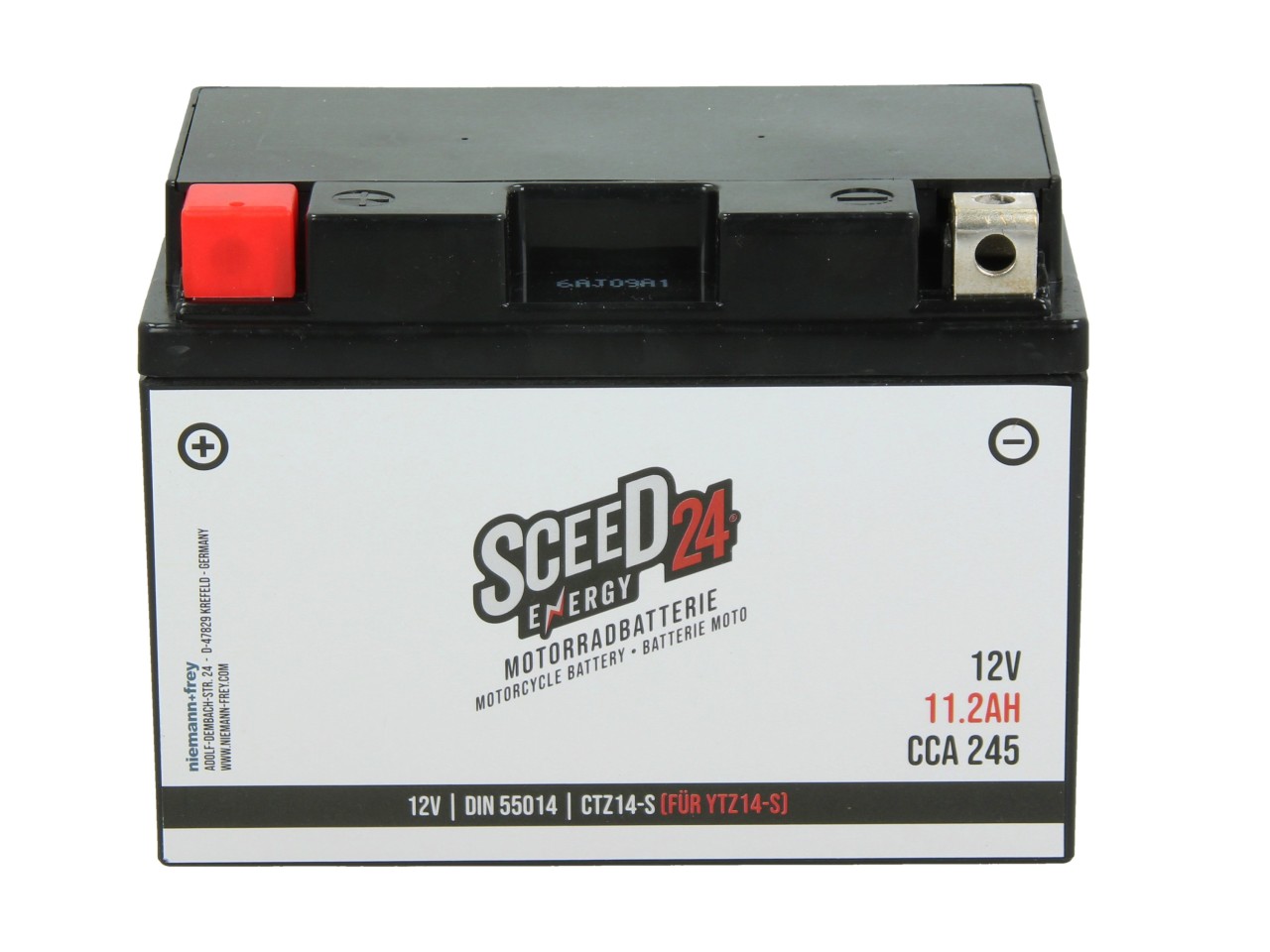 Sceed24 Batterie 12 V, 11 A, Gel / SLA