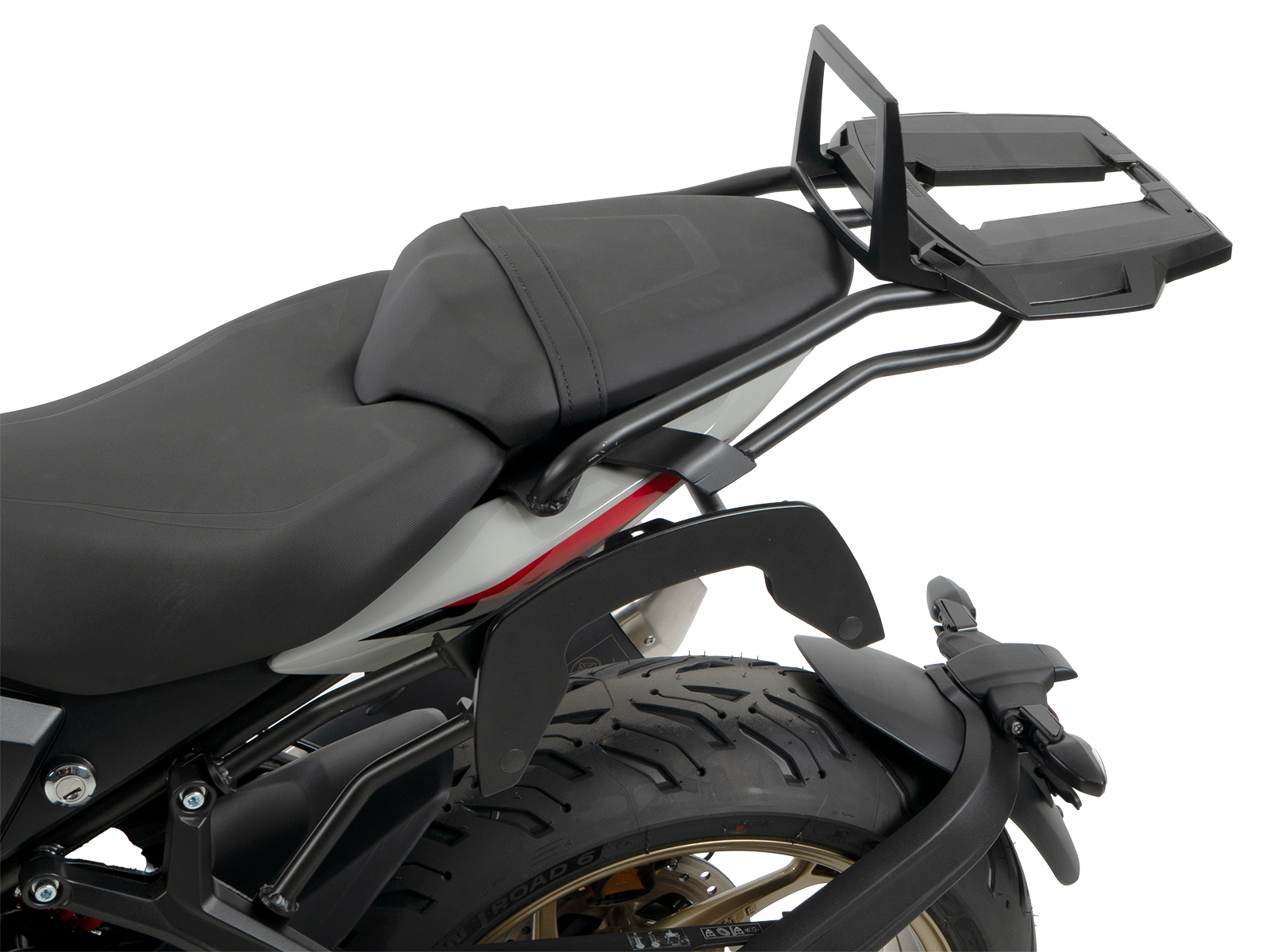 Alurack Topcaseträger schwarz für Yamaha für Triumph Trident 800 (26-) Hepco & Becker