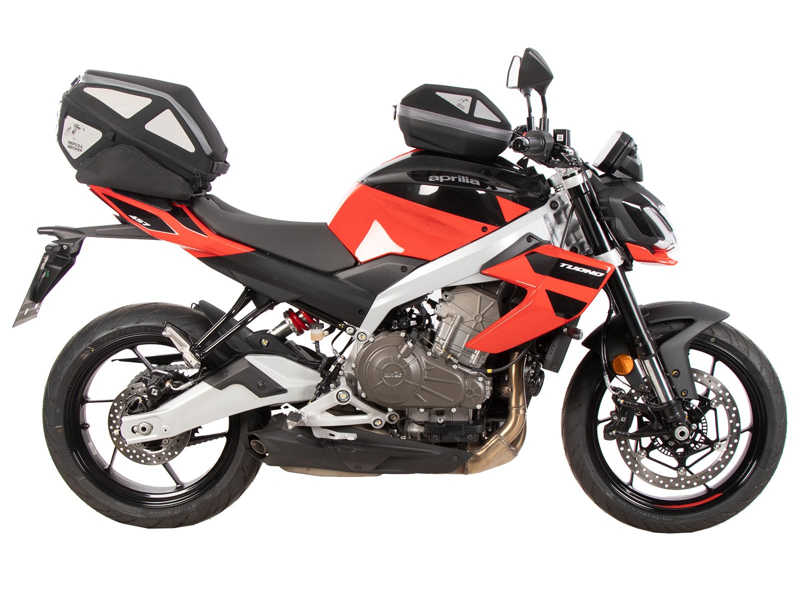 Sportrack festverschraubt schwarz für Aprilia Tuono 457 (25- ) Hepco & Becker