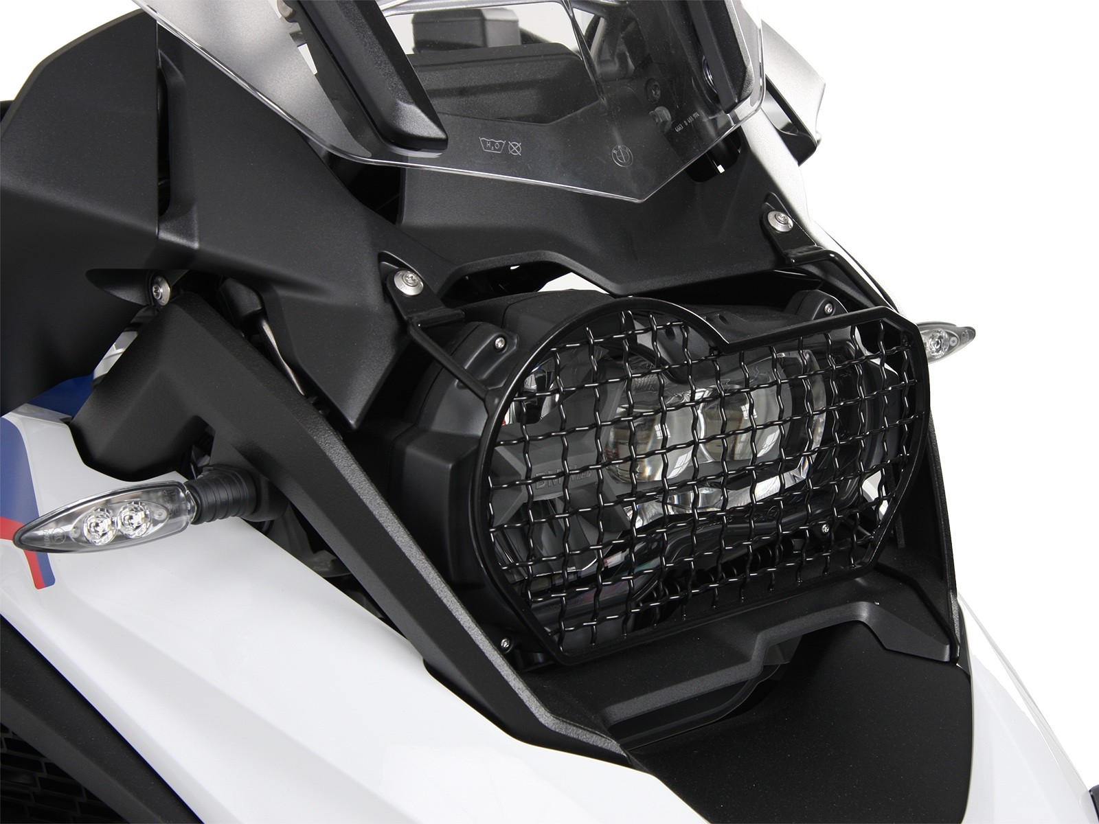 Lampenschutzgitter schwarz für BMW R 1250 GS (19-23) Hepco & Becker