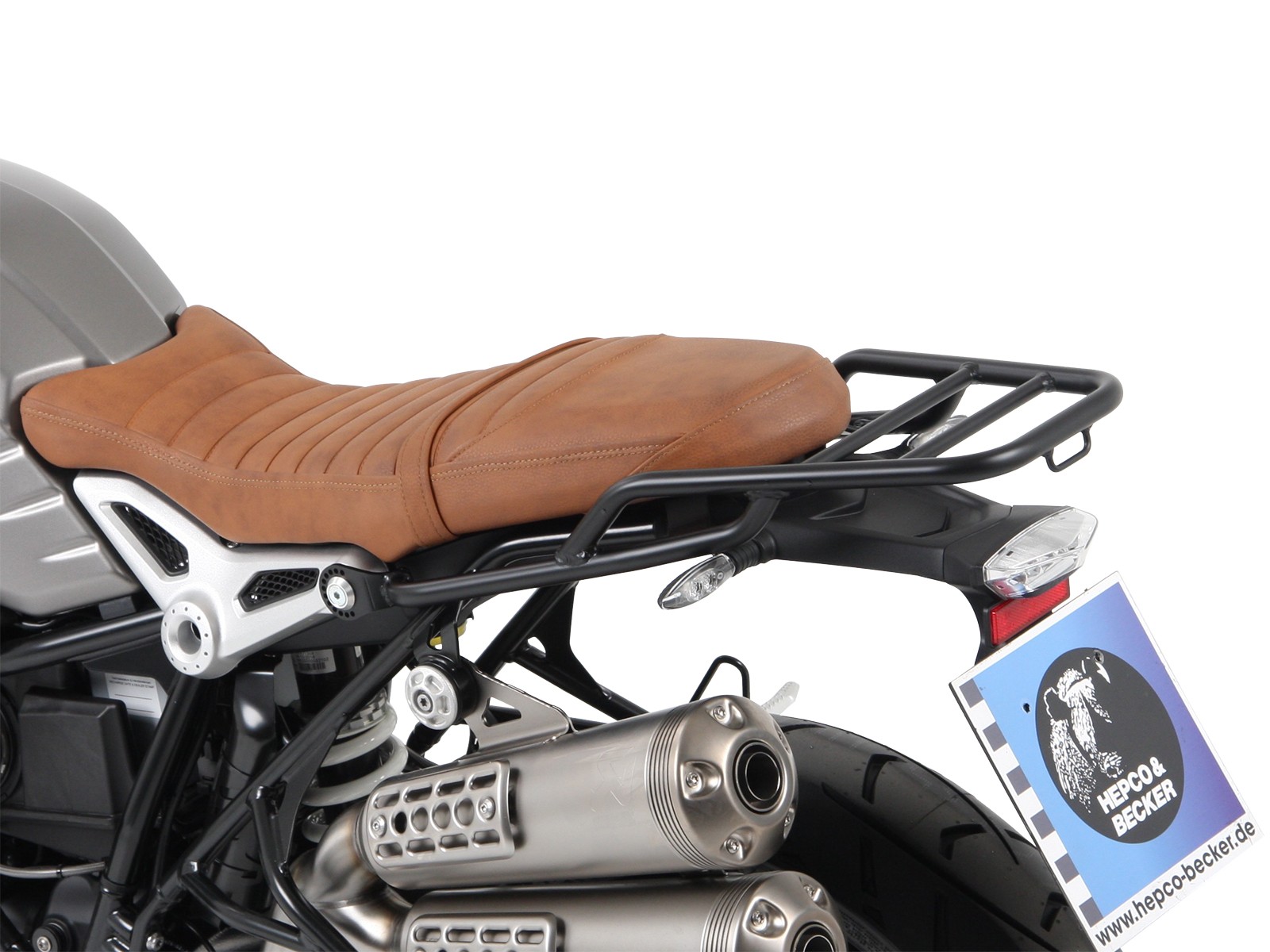 Rohrgepäckbrücke schwarz für BMW R nineT Pure (17-23) Hepco & Becker