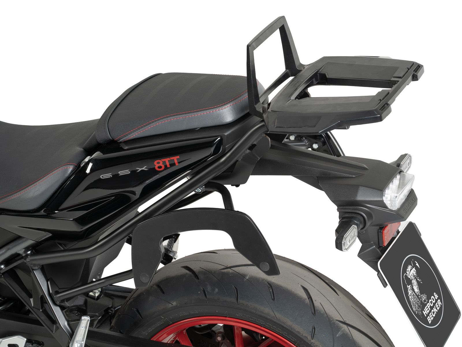 C-Bow Seitenträger schwarz für Suzuki GSX-8TT (25-) Hepco & Becker
