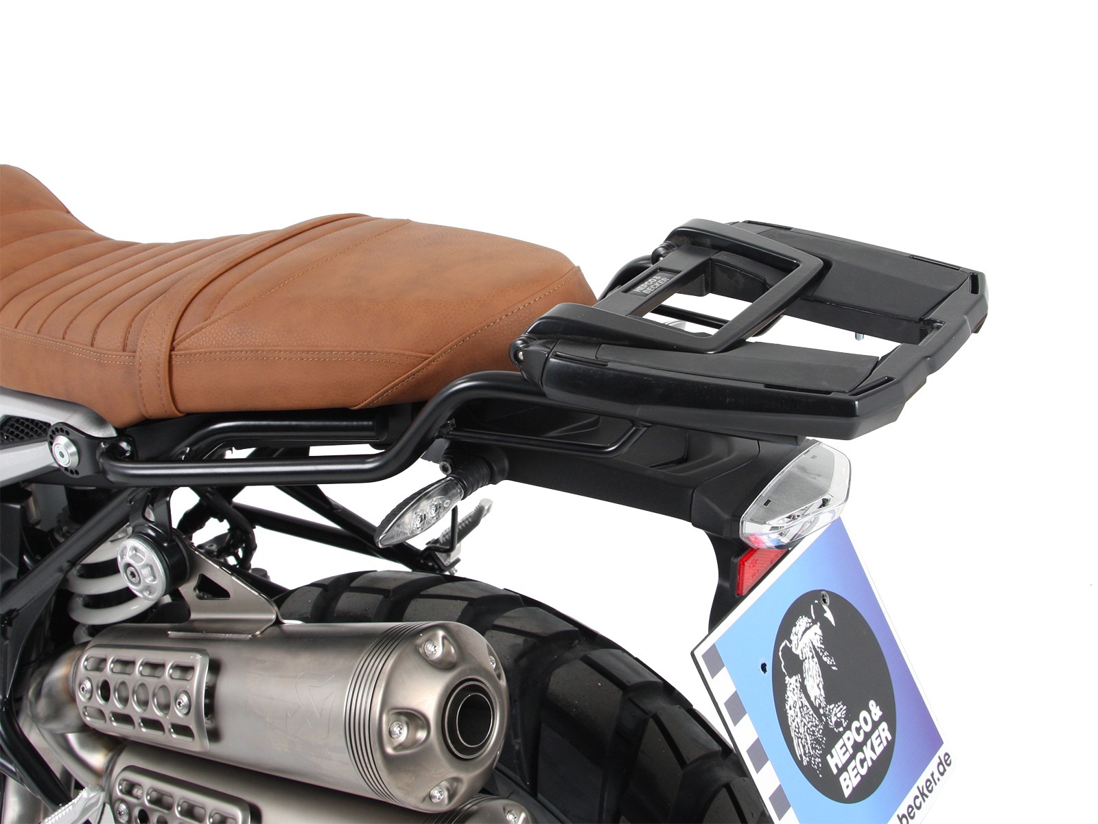 Easyrack Topcase-Träger schwarz für R nineT Scrambler (16-23) Hepco & Becker