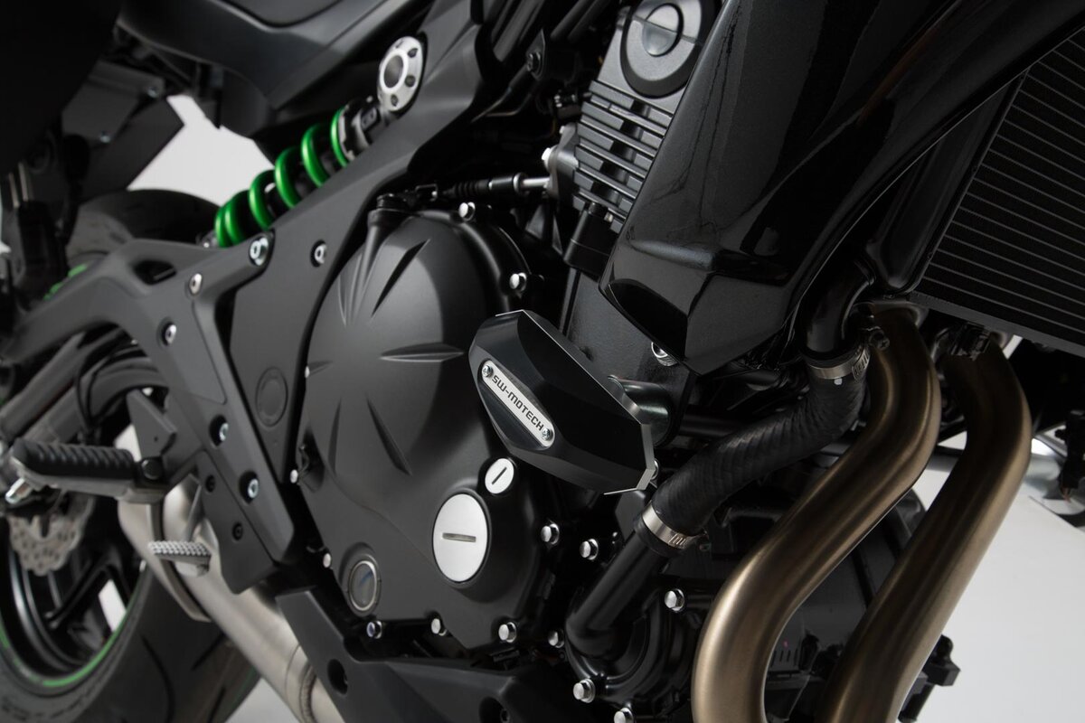 SW-Motech Sturzpad-Kit schwarz für Kawasaki ER-6n