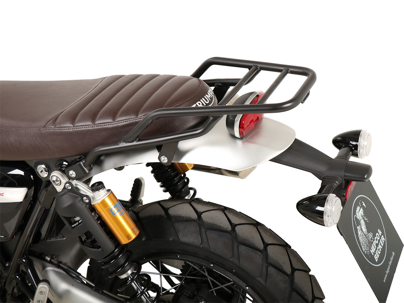 Rohrgepäckbrücke schwarz für Triumph Scrambler 1200 XE (24- ) Hepco & Becker