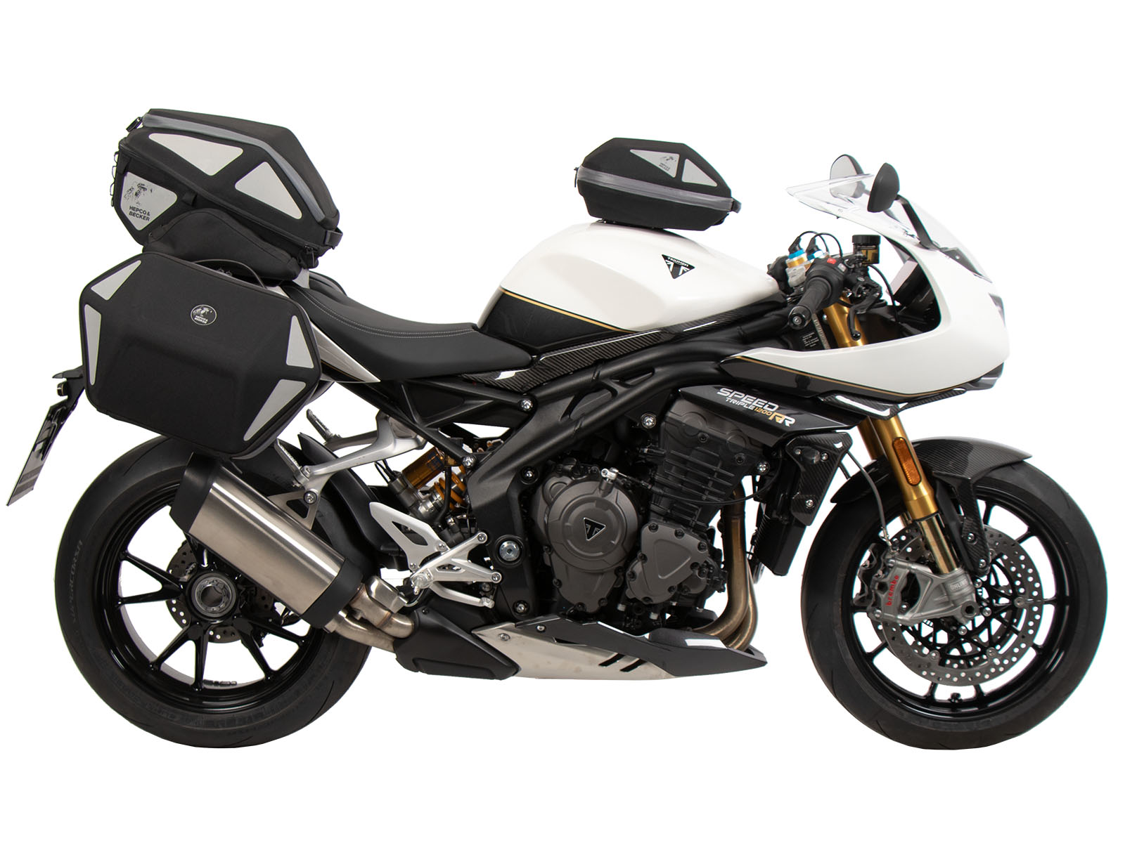 C-Bow Seitenträger schwarz für Triumph Speed Triple 1200 RS /RR (21-)  Hepco & Becker
