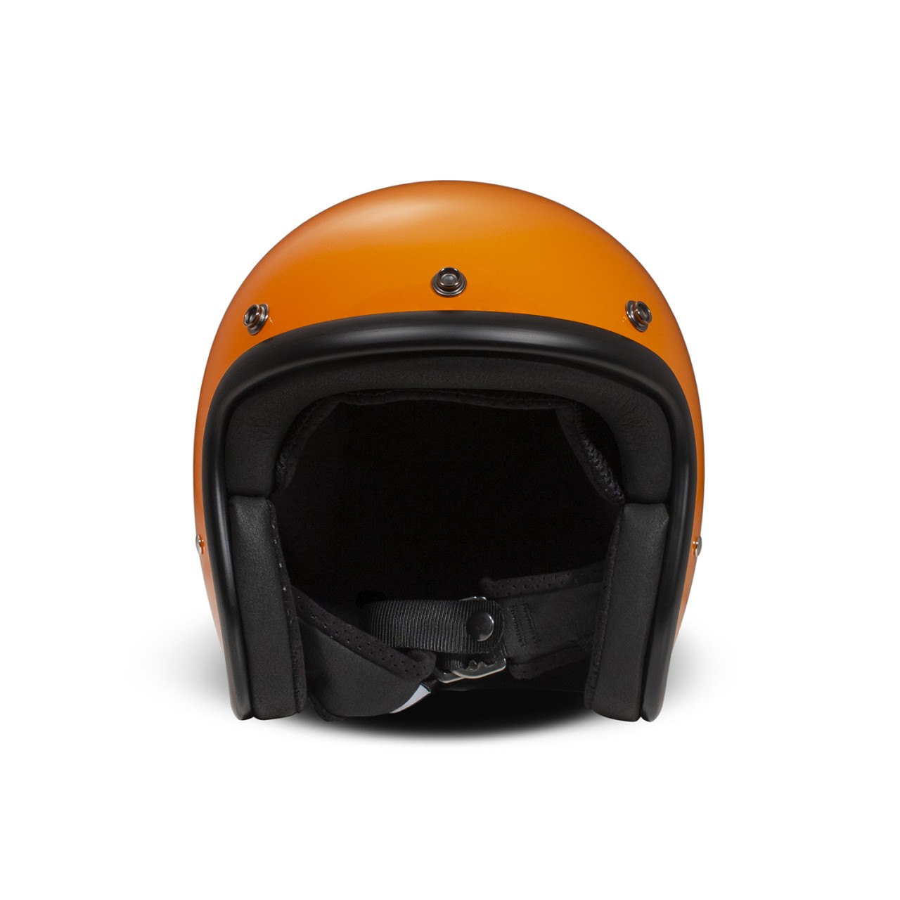 DMD Jethelm Retro, orange, glänzend, Orange, Fiberglas, ECE 22.06