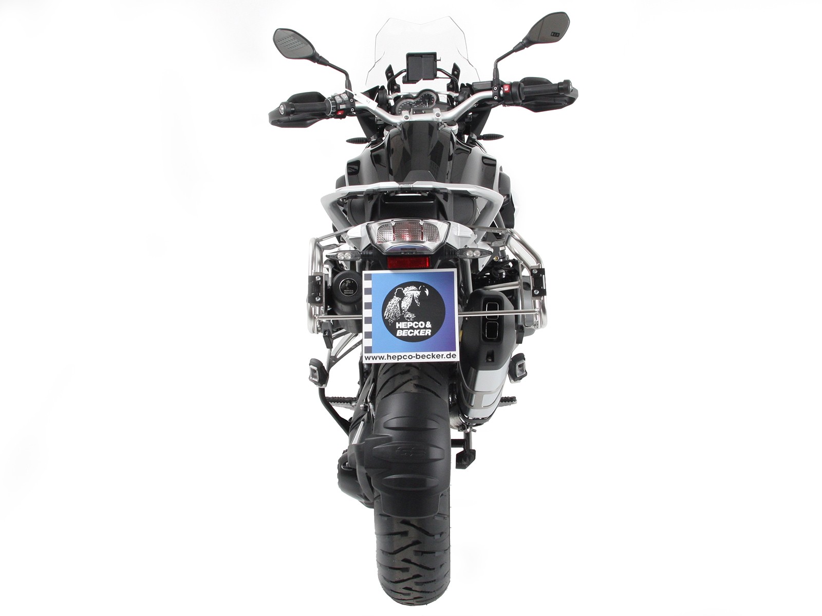 Werkzeugbox schwarz für Seitenkofferträger Cutout für BMW R 1250 GS (19-23) Hepco & Becker