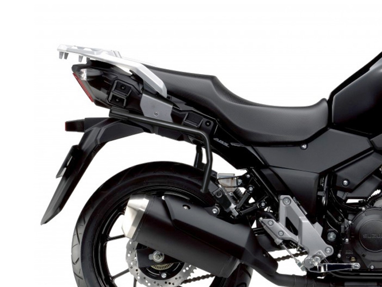 Shad Seitenkofferträger 3P System schwarz lackiert für Suzuki DL 250 V-Strom (17-21)